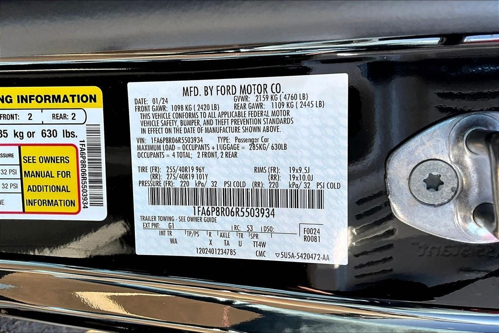 2024 Ford Mustang Dark Horse