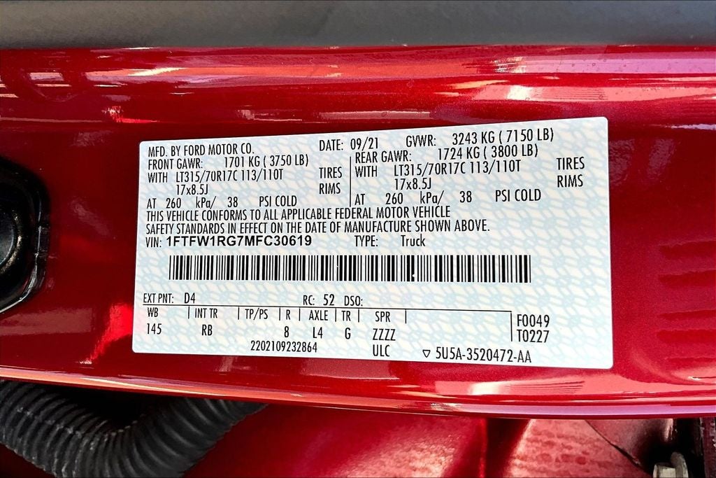 2021 Ford F-150 Raptor