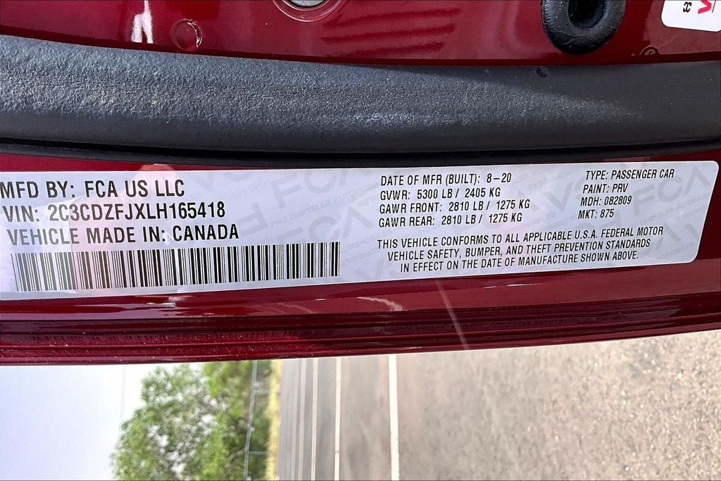 2020 Dodge Challenger R/T Scat Pack