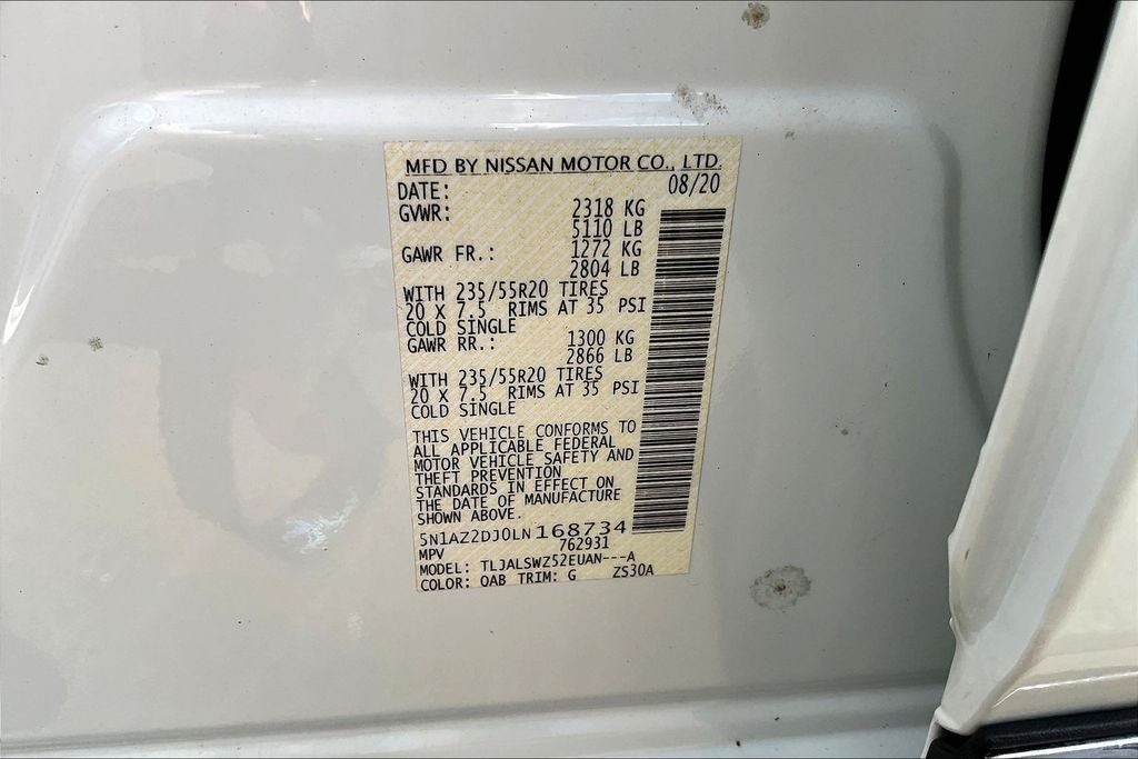 2020 Nissan Murano Platinum