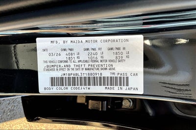 2026 Mazda Mazda3 2.5 S Select Sport