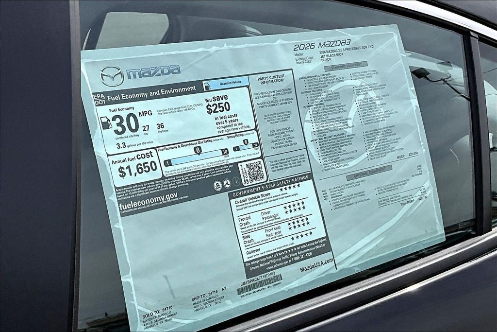 2026 Mazda Mazda3 2.5 S Preferred