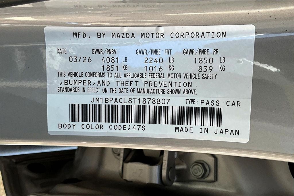 2026 Mazda Mazda3 2.5 S Preferred