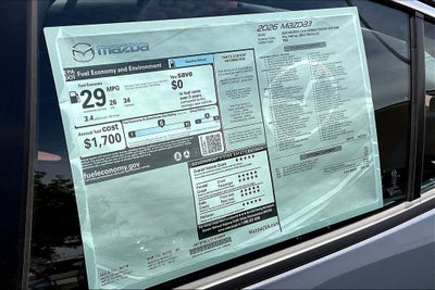 2026 Mazda Mazda3 2.5 S Carbon Edition