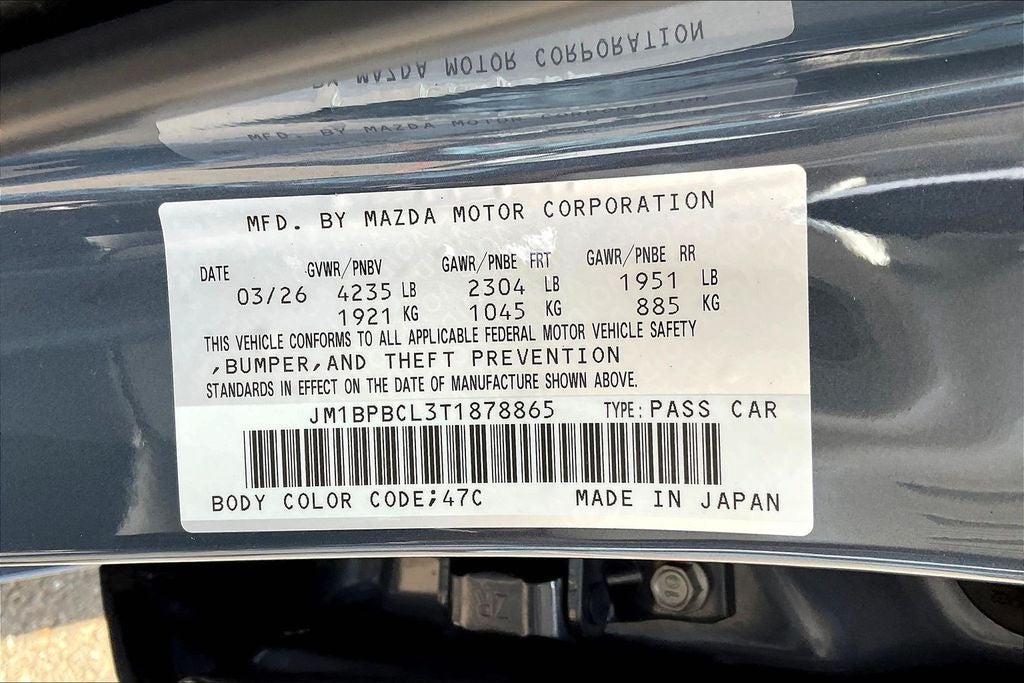 2026 Mazda Mazda3 2.5 S Carbon Edition