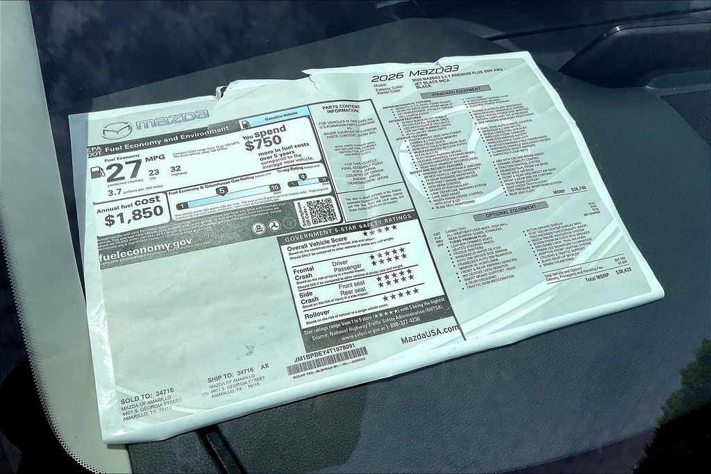 2026 Mazda Mazda3 2.5 Turbo Premium Plus