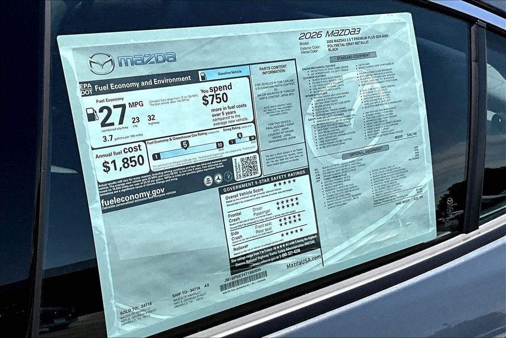 2026 Mazda Mazda3 2.5 Turbo Premium Plus