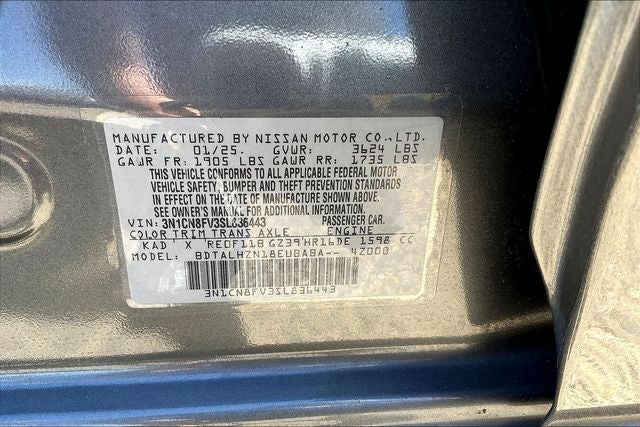 2025 Nissan Versa 1.6 SR