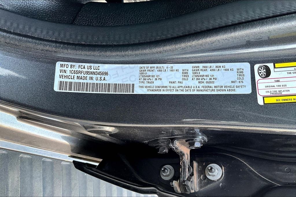 2022 RAM 1500 TRX