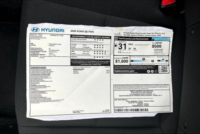 2026 Hyundai Kona SE