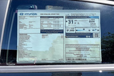 2026 Hyundai Kona SEL Sport