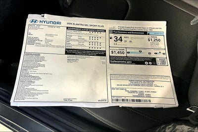 2026 Hyundai Elantra SEL Sport