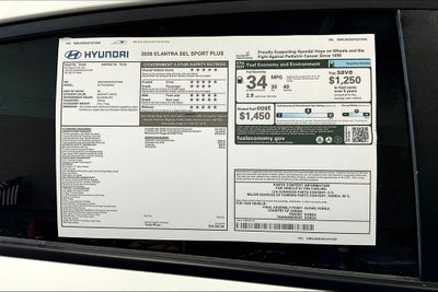 2026 Hyundai Elantra SEL Sport