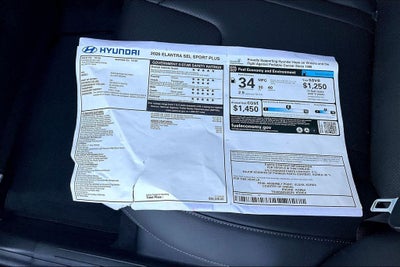 2026 Hyundai Elantra SEL Sport