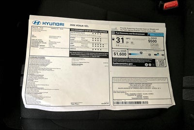 2026 Hyundai Venue SEL