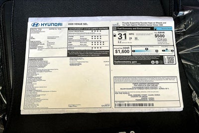 2026 Hyundai Venue SEL