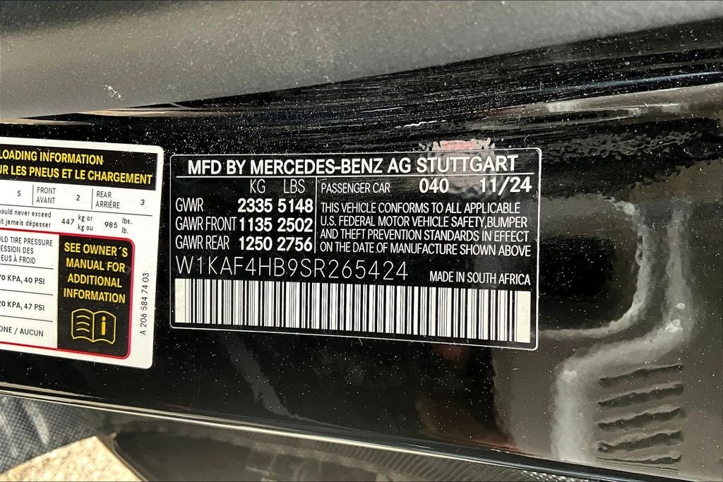 2025 Mercedes-Benz C-Class C 300 4MATIC®