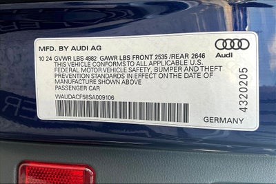 2025 Audi A5 Sportback 45 S line Premium quattro
