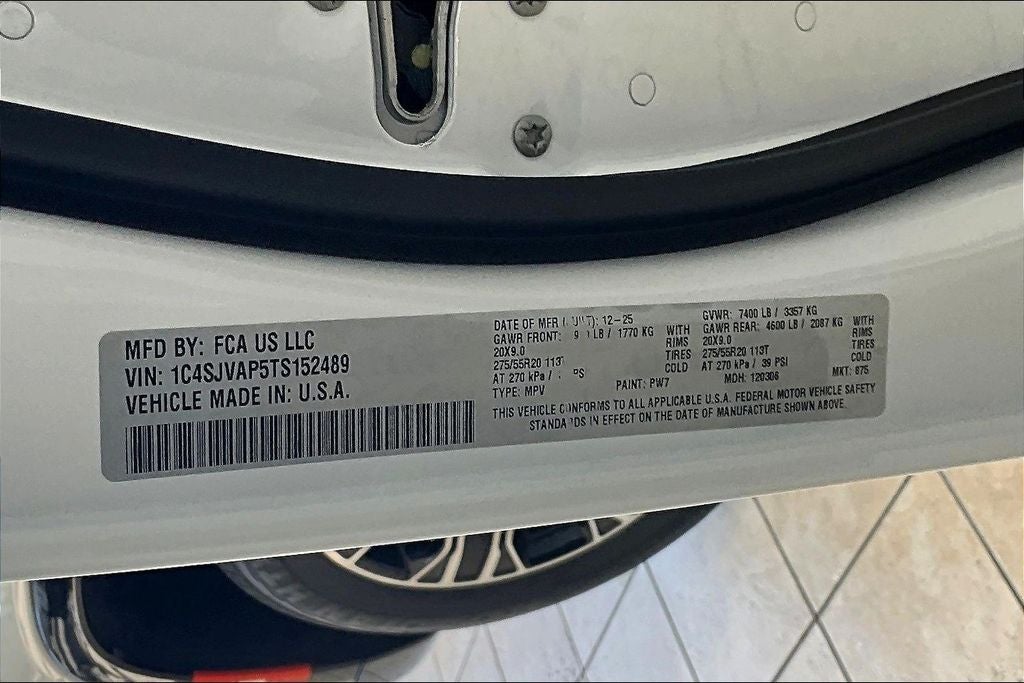 2026 Jeep Grand Wagoneer 4x4