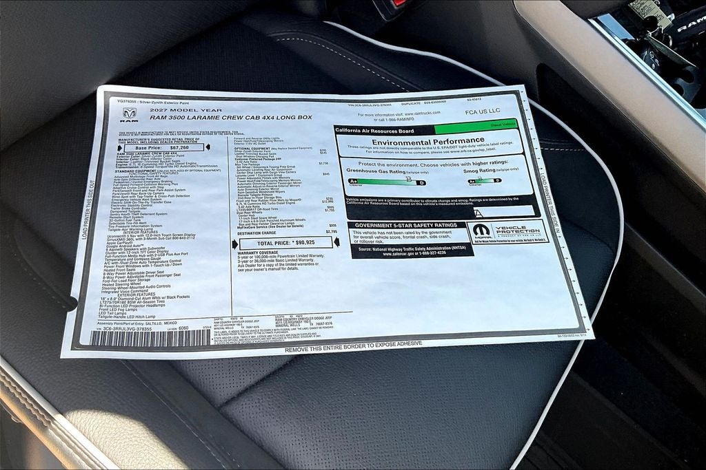 2027 RAM 3500 Laramie
