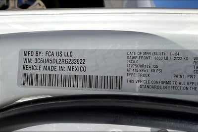 2024 RAM 2500 Big Horn