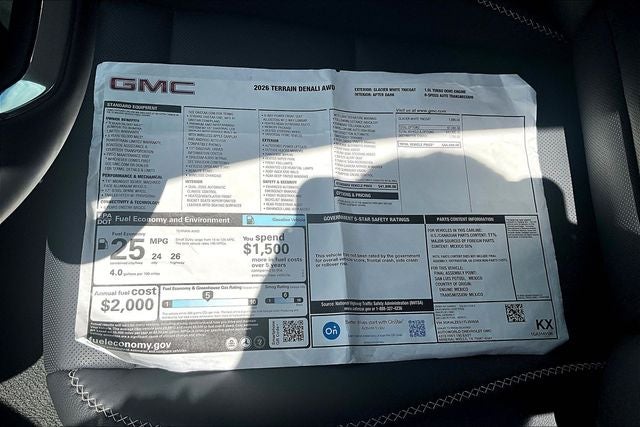 2026 GMC Terrain Denali