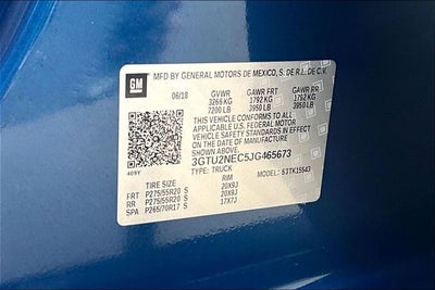 2018 GMC Sierra 1500 SLT