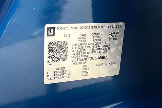 2018 GMC Sierra 1500 SLT