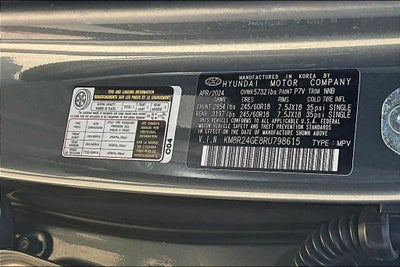 2024 Hyundai Palisade SEL 7 Passenger
