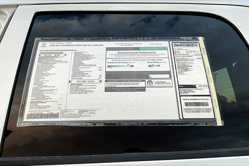 2026 RAM 3500 Tradesman