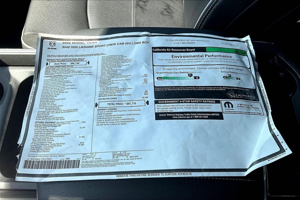 2026 RAM 3500 Laramie