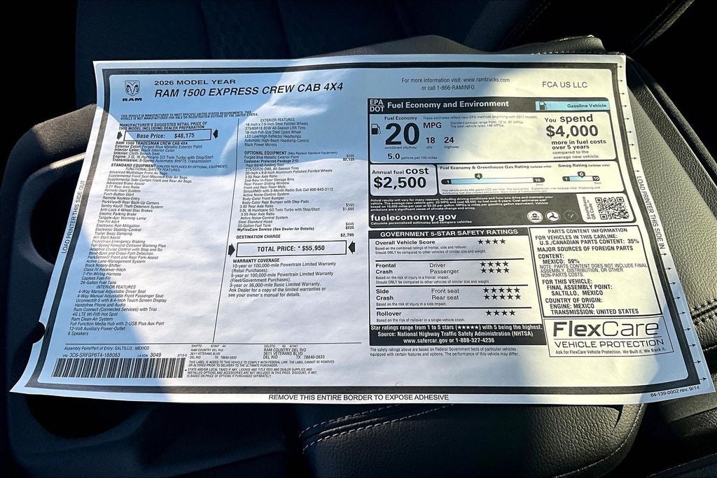 2026 RAM 1500 Express