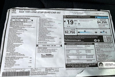 2025 RAM 1500 Big Horn/Lone Star 4WD