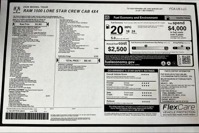 2026 RAM 1500 Big Horn/Lone Star