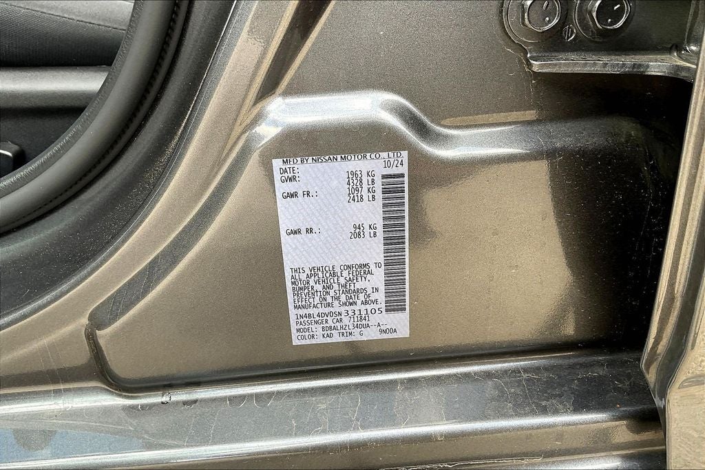 2025 Nissan Altima 2.5 SV