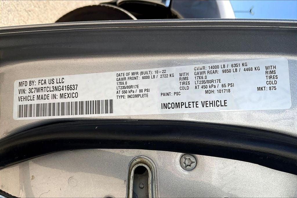 2022 RAM 3500 Tradesman