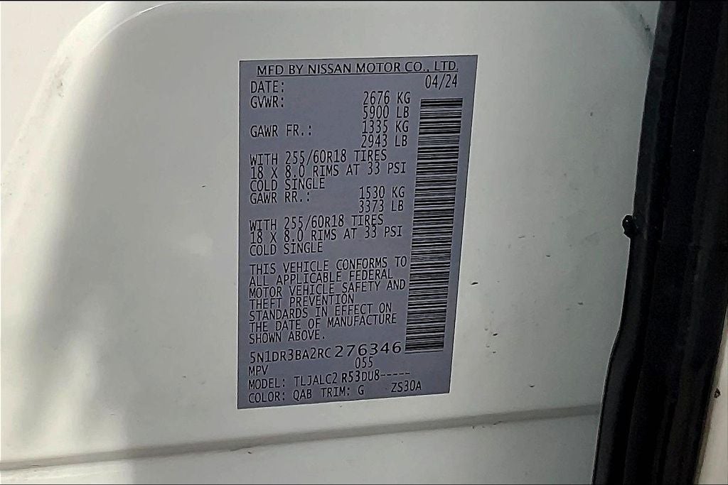 2024 Nissan Pathfinder SV