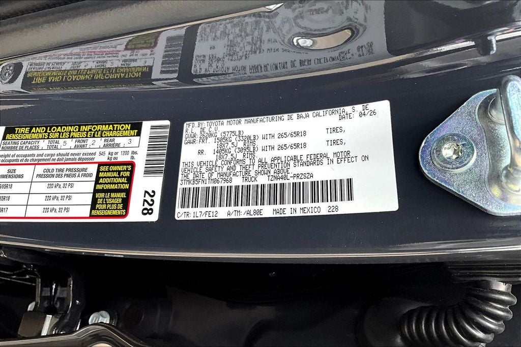 2026 Toyota Tacoma TRD Sport