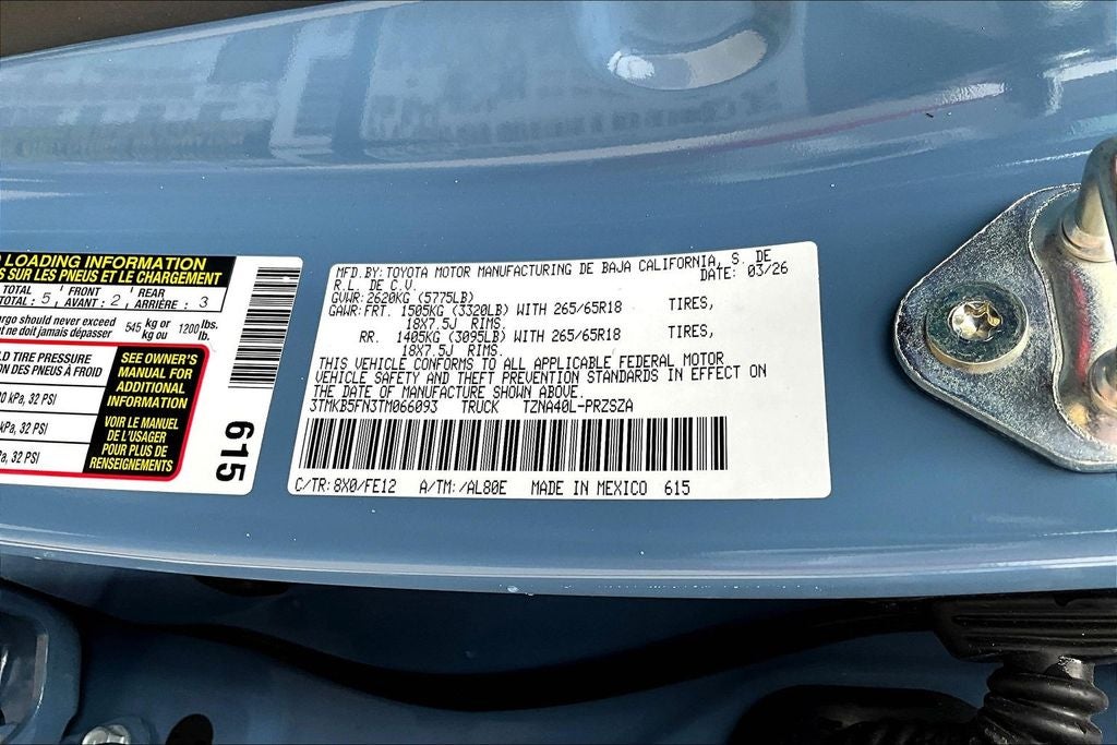 2026 Toyota Tacoma TRD Sport