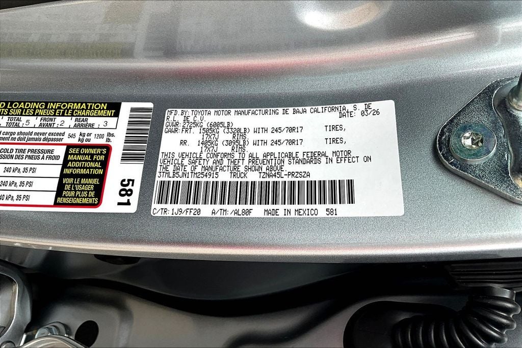 2026 Toyota Tacoma SR5