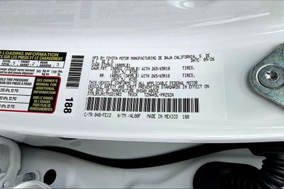 2026 Toyota Tacoma TRD Sport