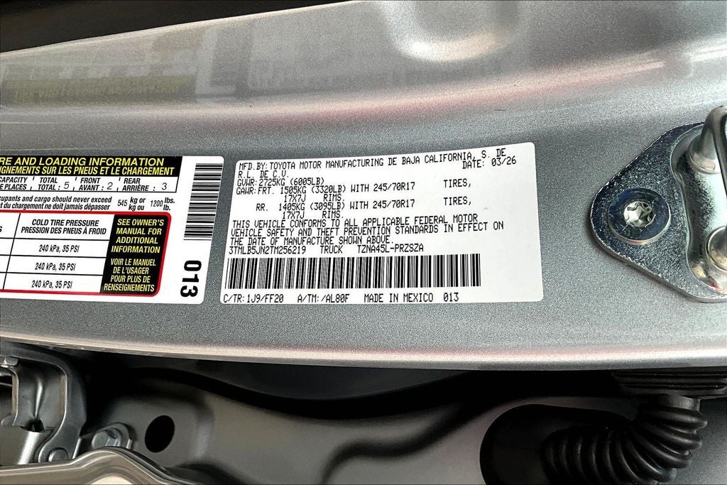 2026 Toyota Tacoma SR5