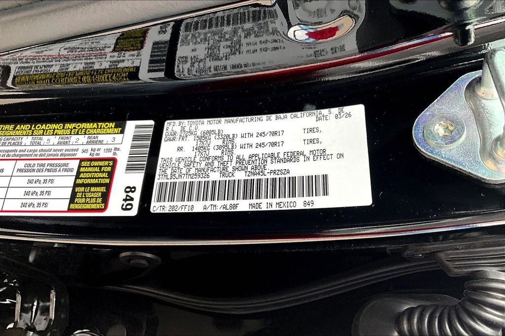 2026 Toyota Tacoma SR5