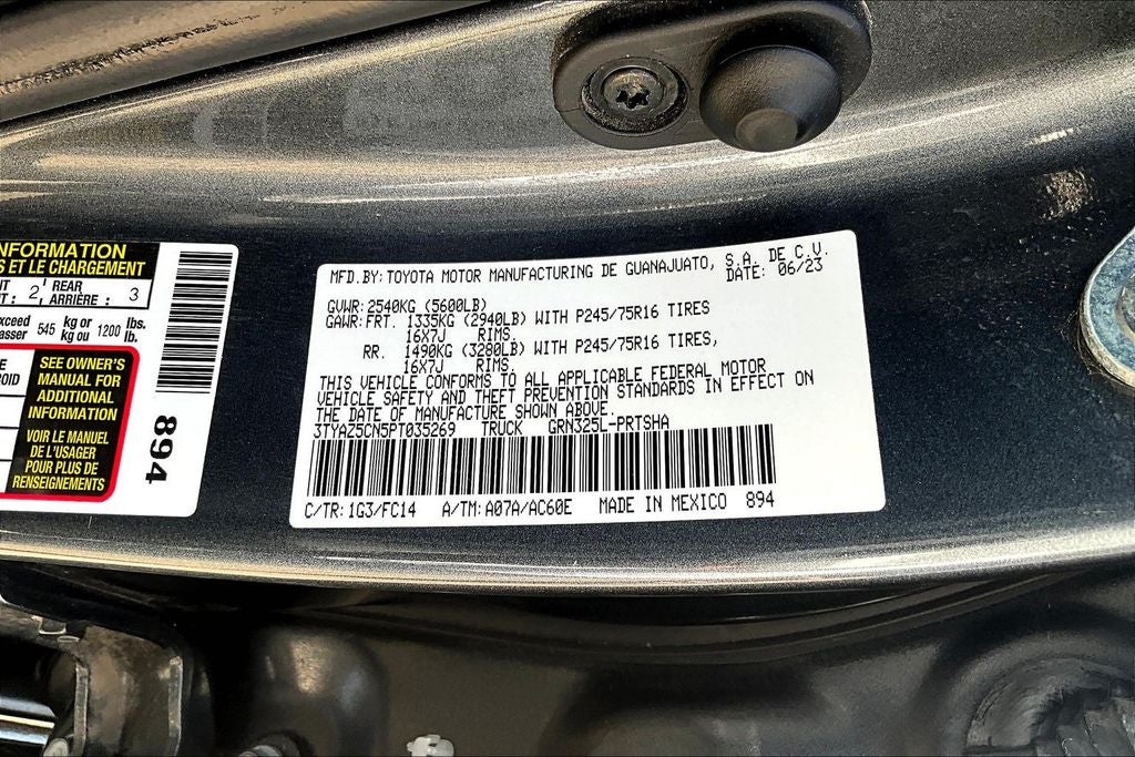2023 Toyota Tacoma SR5 V6
