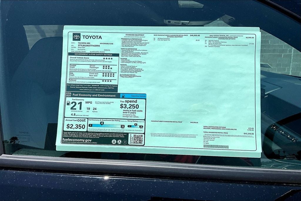 2026 Toyota Tacoma SR5