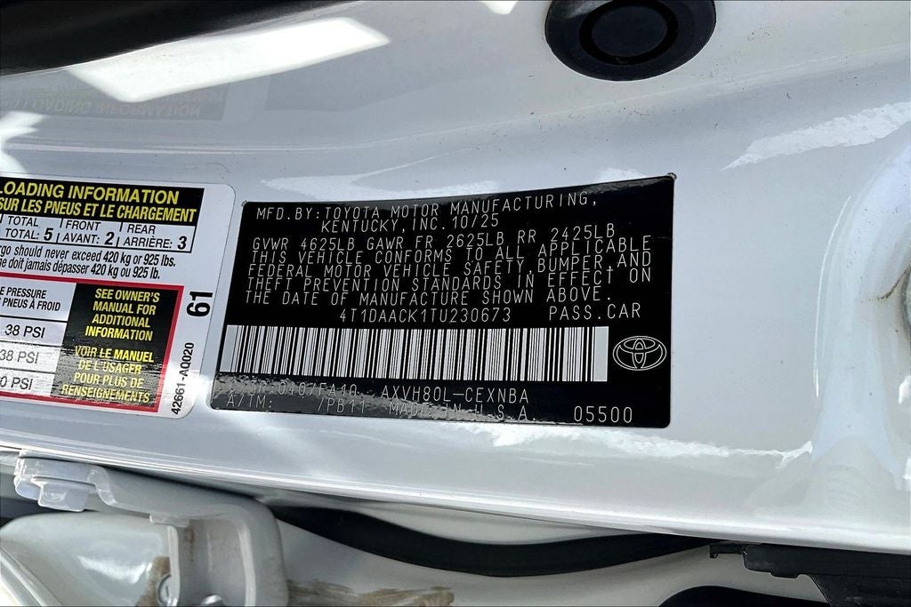 2026 Toyota Camry LE
