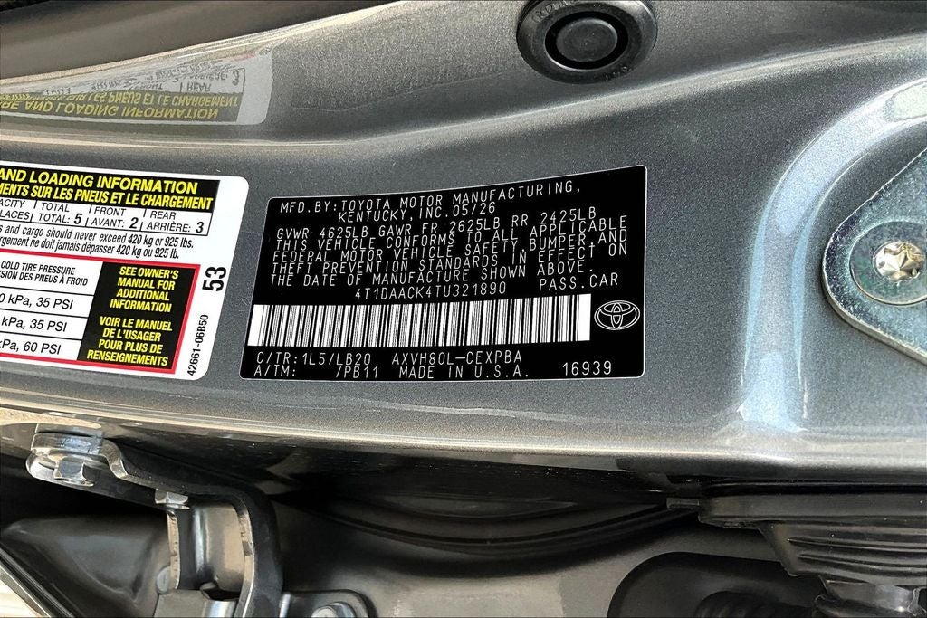 2026 Toyota Camry XSE
