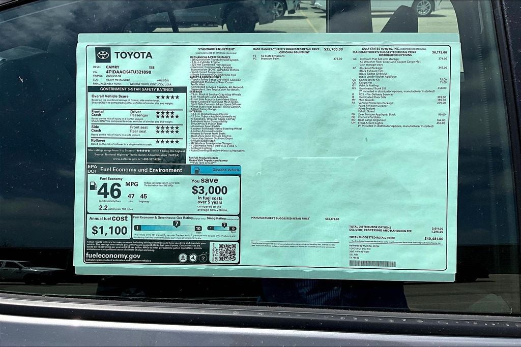 2026 Toyota Camry XSE