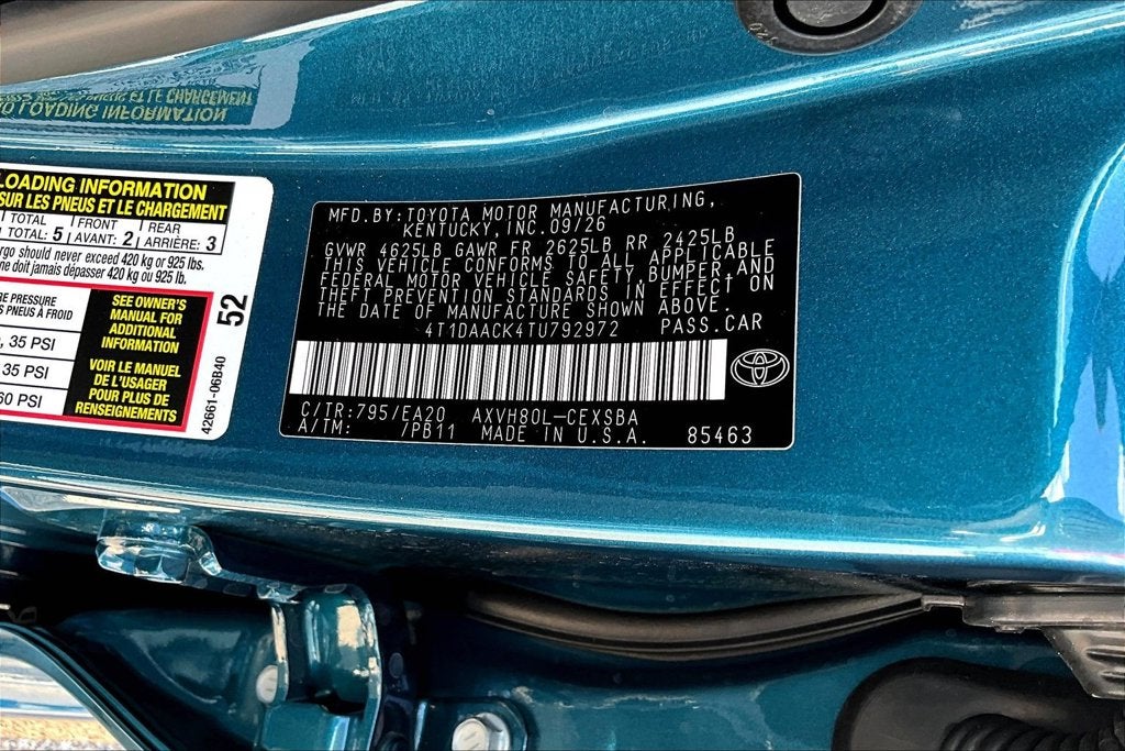 2026 Toyota Camry SE