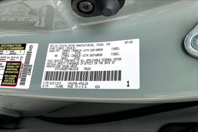 2026 Toyota Tundra Limited